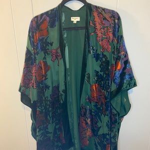 Green kimono wrap one size
